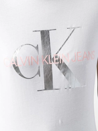 Shop Calvin Klein Jeans Est.1978 Logo T-shirt In White