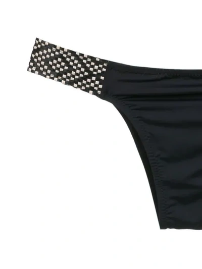 Shop Amir Slama Printed Bikini Set In Black