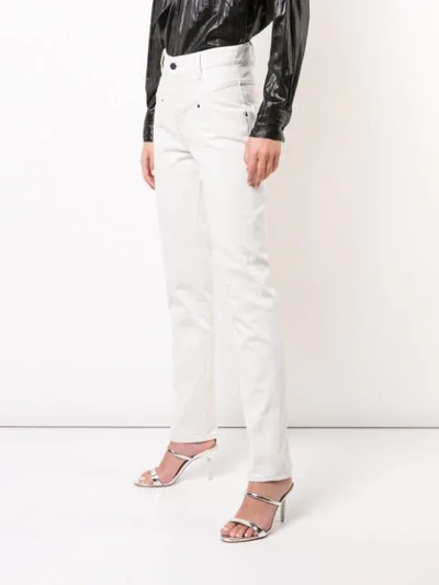 Shop Isabel Marant Lorrick Trousers - White