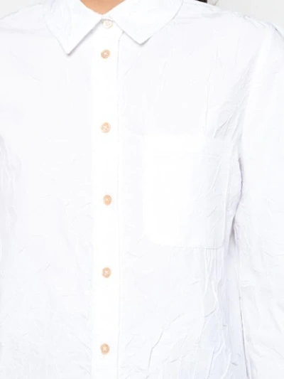 Shop Sies Marjan Crinkled Shirt In White