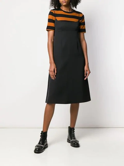 Shop Marc Jacobs Spaghetti Strap Dress In Black