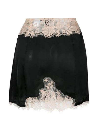Shop Kiki De Montparnasse Le Reve Slip Skirt In Black