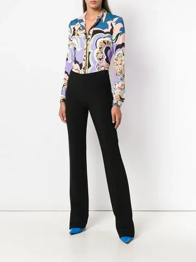 Shop Emilio Pucci Printed Shirt In Pink