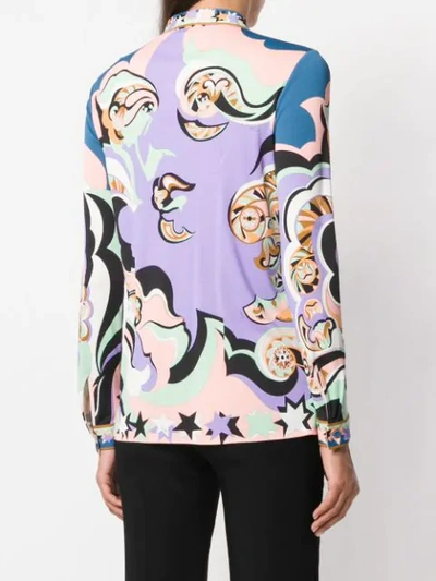 Shop Emilio Pucci Printed Shirt In Pink