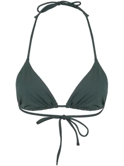 Shop Onia Megan Bikini Top In Green