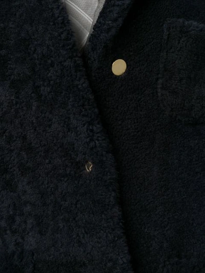 Shop Thom Browne Reversible Sack Jacket In Blue