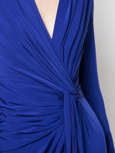 Shop Jason Wu Collection Ruched Style Dress In Blue
