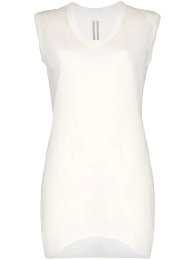 Shop Rick Owens Langes Tanktop In White