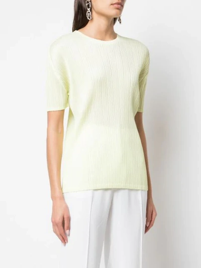 PLEATS PLEASE BY ISSEY MIYAKE MONTHLY T-SHIRT - 黄色
