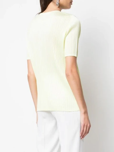 PLEATS PLEASE BY ISSEY MIYAKE MONTHLY T-SHIRT - 黄色