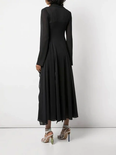 Shop Jacquemus La Robe Saint Jean In Black
