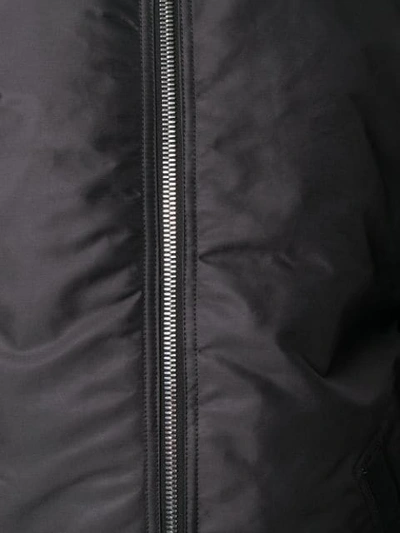 Shop Rick Owens Oversized Bomber Jacket In Black