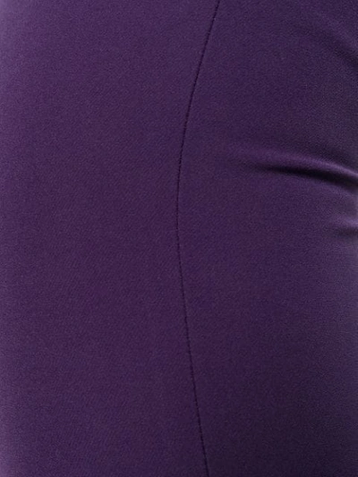 BLANCA FLARED TROUSERS - 紫色