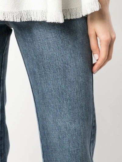 Shop Co Flared Jeans In Blue