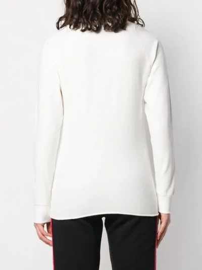Shop Rossignol Flocked Sweatshirt In White