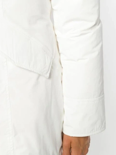 Shop Woolrich Padded Down Parka In White