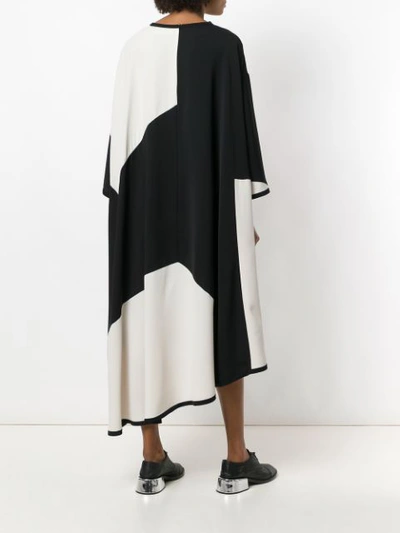 Shop Henrik Vibskov Fab Colour Block Oversize Dress - Black