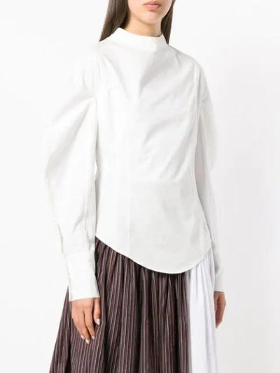 Shop Atelier Bâba Polina Fitted Shirt In White