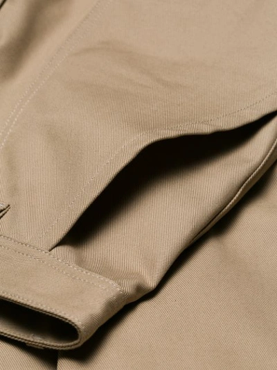 Shop Mm6 Maison Margiela Tied Cargo Trousers In Neutrals