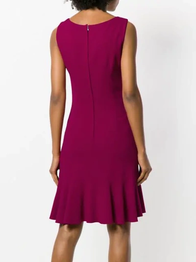 Shop Dolce & Gabbana Frill-hem Mini Dress In F4079 Raspberry Rose