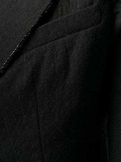 Shop Marc Le Bihan Single Button Blazer In Black