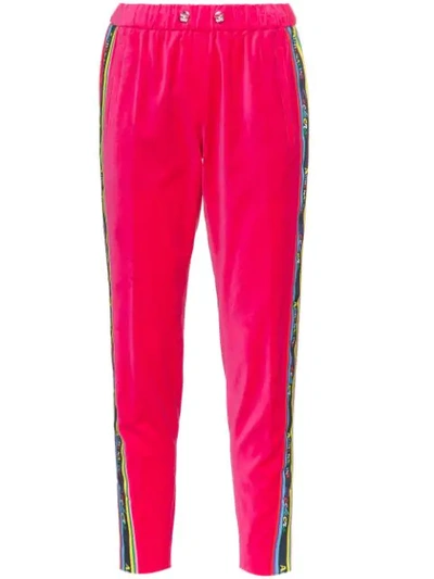 Shop Mira Mikati Side Stripe Tracksuit Trousers In Pink