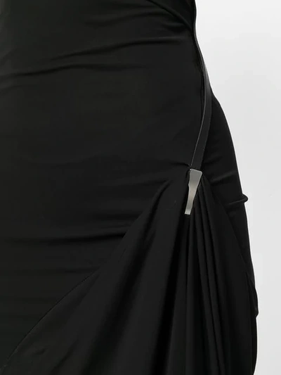 Shop Dsquared2 Asymmetrisches Minikleid In Black