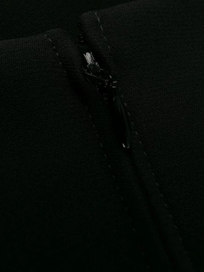 Shop Prada Mid-length V-neck Dress In Black