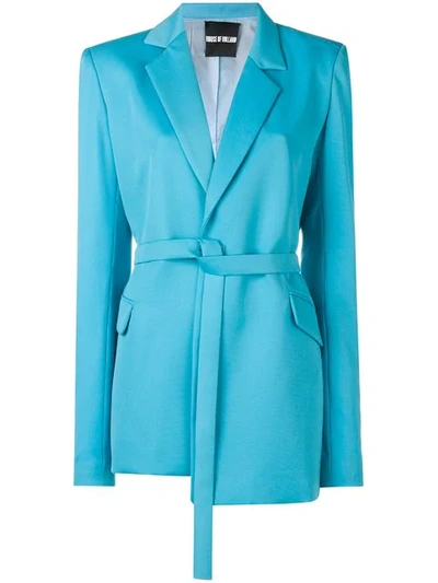 Shop House Of Holland Tailored Blazer In Blue