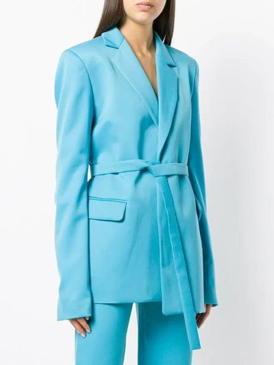 Shop House Of Holland Tailored Blazer In Blue