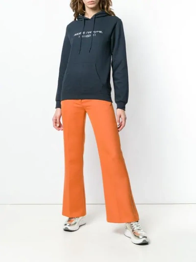 SOCIÉTÉ ANONYME LOGO PRINTED HOODIE 