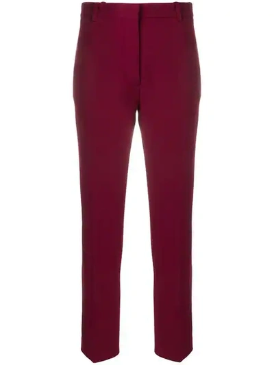 Shop Joseph Cady Cropped Trousers In Purple