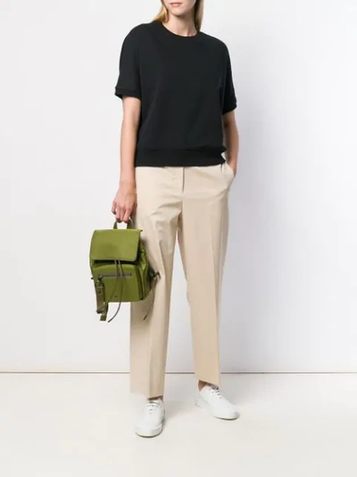 Theory Hose Mit Weitem Bein In Neutrals