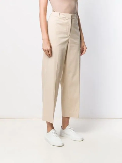 Theory Hose Mit Weitem Bein In Neutrals