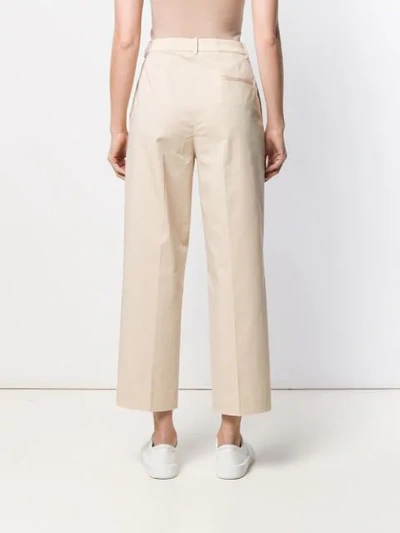 Theory Hose Mit Weitem Bein In Neutrals