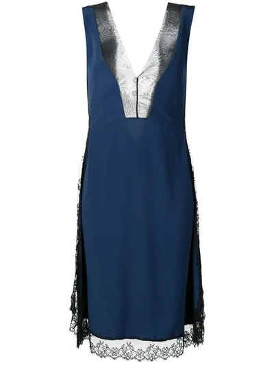 Shop Neil Barrett Lace In Blue