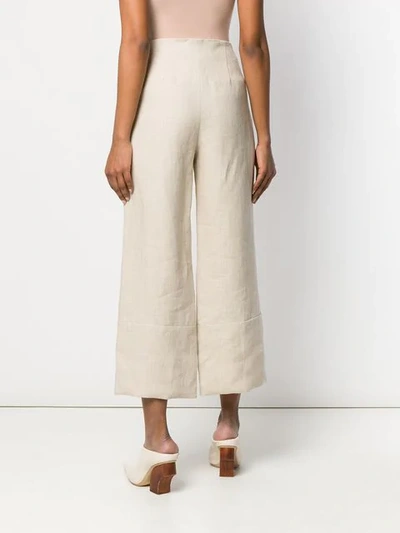 Shop Rosie Assoulin Klassische Cropped-hose - Nude In Neutrals