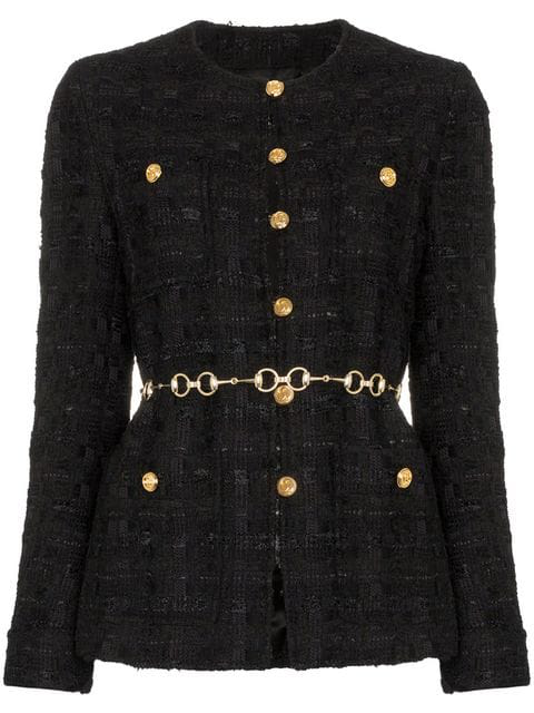 gucci tweed coat