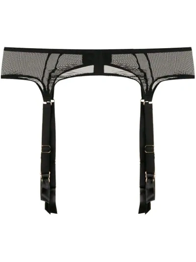 Shop Myla Sheer Suspender In Black