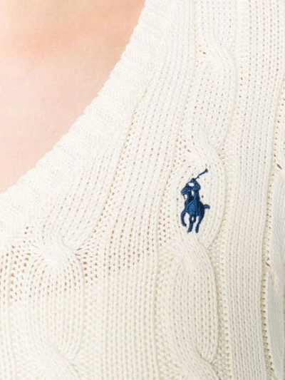 POLO RALPH LAUREN CABLE KNIT PULLOVER - 大地色