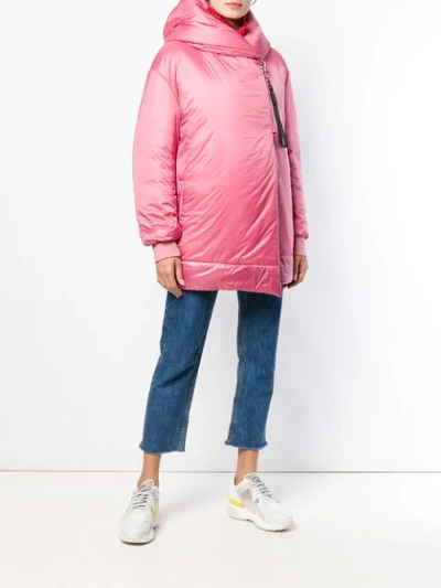 Shop Bacon Hooded Coat - Pink