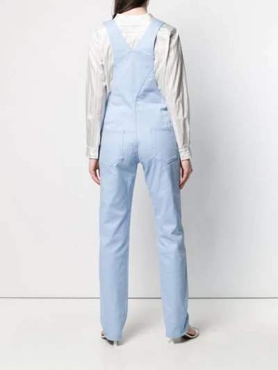 Shop Joseph Denim Overalls In Blue