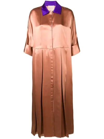 Shop Roksanda Lucinda Dress In Brown