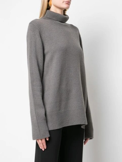 Shop The Row Roll Neck Jumper In Grey