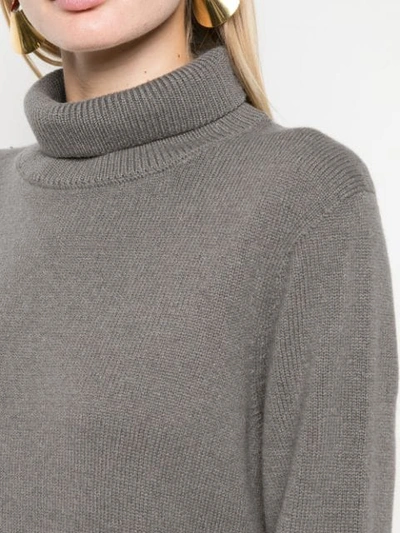 Shop The Row Roll Neck Jumper In Grey