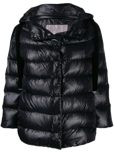 Shop Herno Padded Hooded Coat In 9300 Black