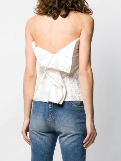 Shop A.f.vandevorst Embroidered Sleeveless Top In White