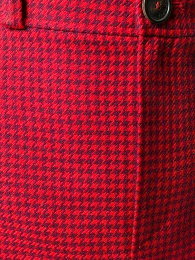 Shop Balenciaga Straight Midi Skirt In Red