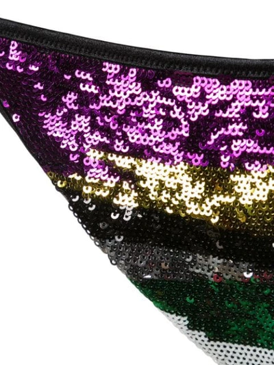 MISSONI SEQUIN EMBELLISHED BIKINI - 黑色