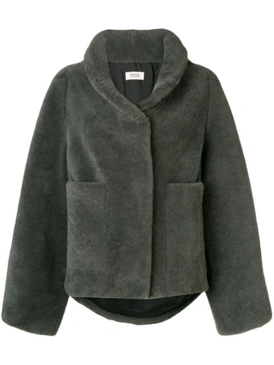 Shop Yves Salomon Meteo Short Jacket - Green
